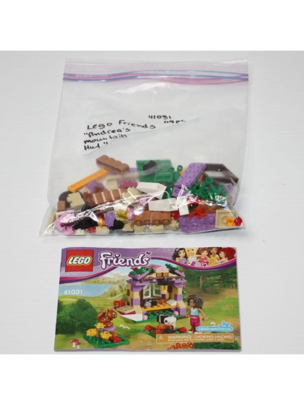 Lego Friends Andrea's Mountain Hut Complete Set 41031 with Instructions NO Box